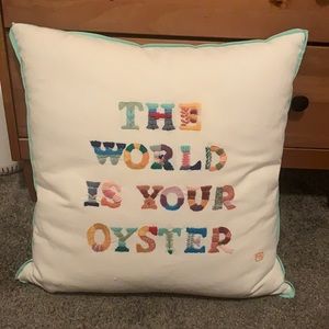 Anthropologie throw pillow